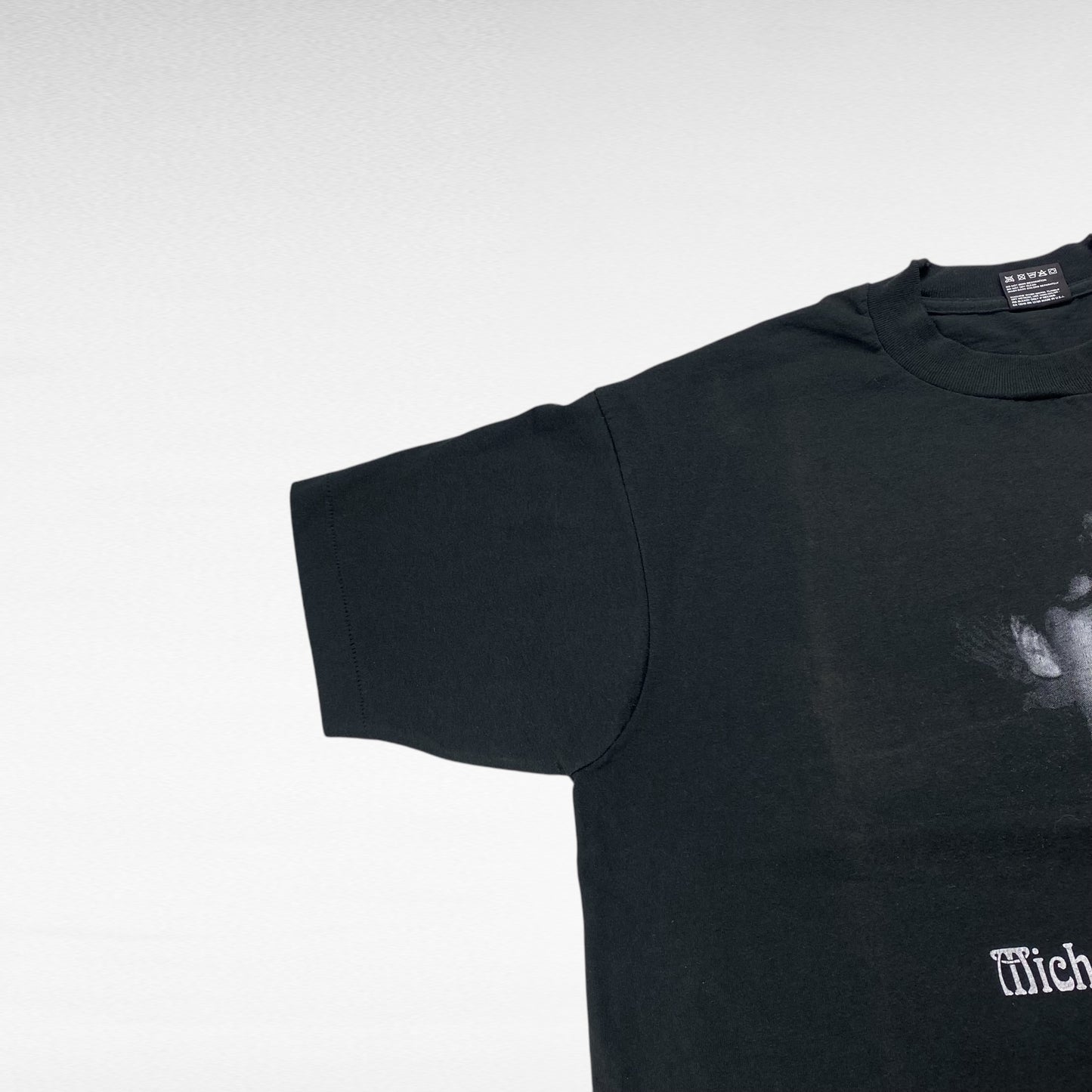 FRUIT OF THE LOOM BEST 90s T-Shirt Black Size L