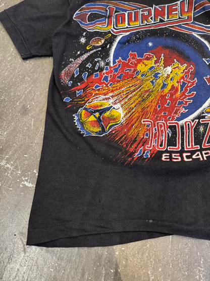 Vintage 80s Journey Tee Black Size XS