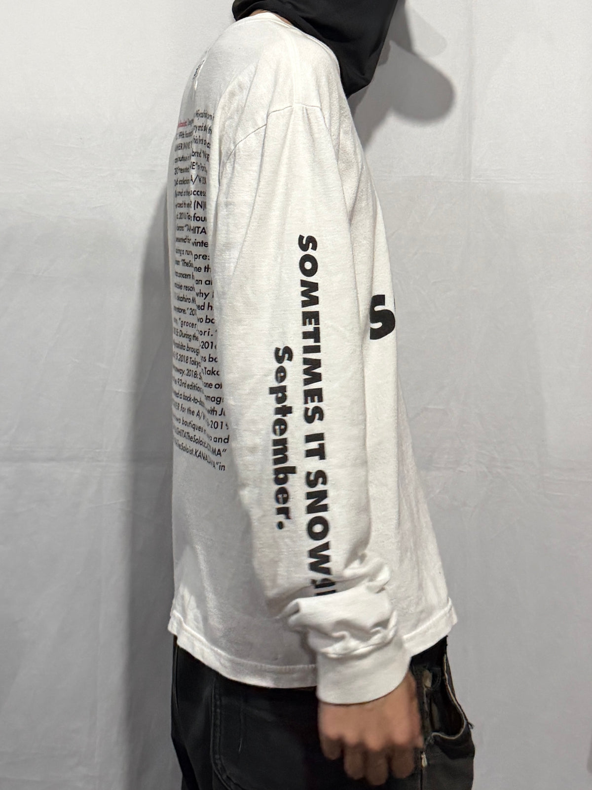 TAKAHIRO MIYASHITA The Soloist Message Design Shirt Cotton