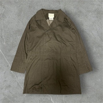 STEPHAN SCHNEIDER Khaki Cotton Balmacaan Coat Size 4