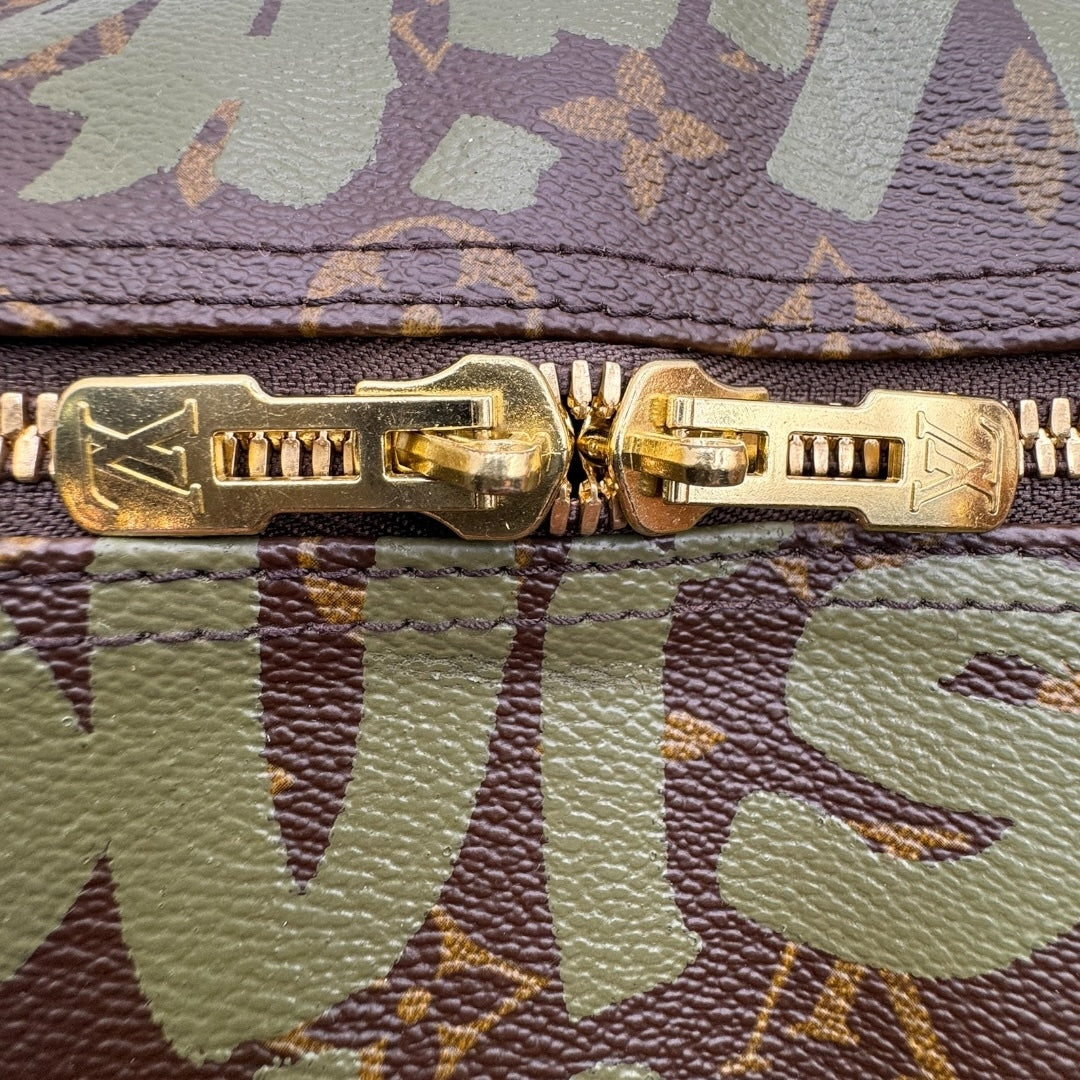 Louis Vuitton Monogram Leather Canvas Boston Bag