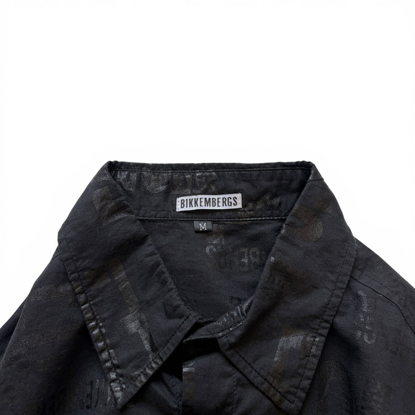 Dirk Bikkembergs Black Long Sleeve Shirt Size S