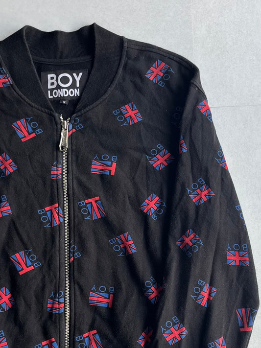 Boy London Union Jack Zip Jacket Cotton Size M
