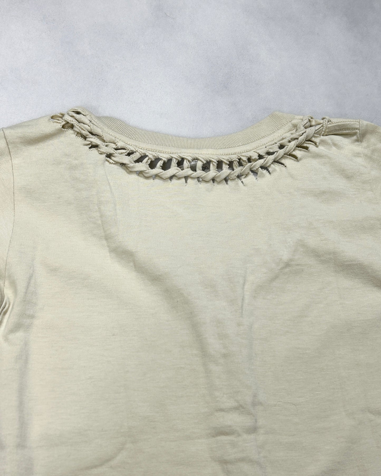 Number (N)ine Braided V-Neck T-Shirt F/W2002 Size 1