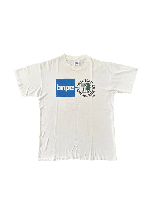 A BATHING APE 90s FOOTSOLDIER Box Logo T-Shirt Sneakers