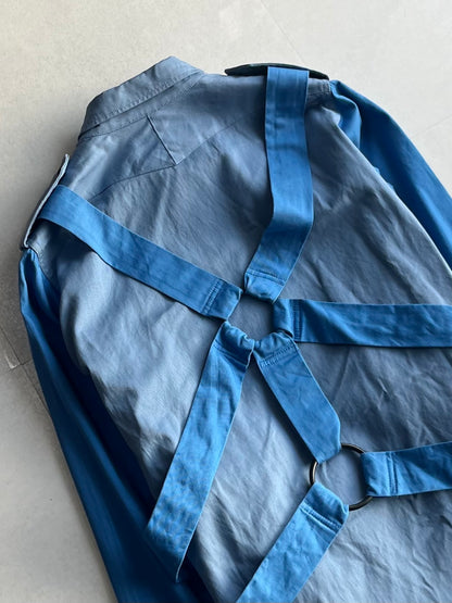 PEEL&LIFT Blue Parachute Shirt Size M