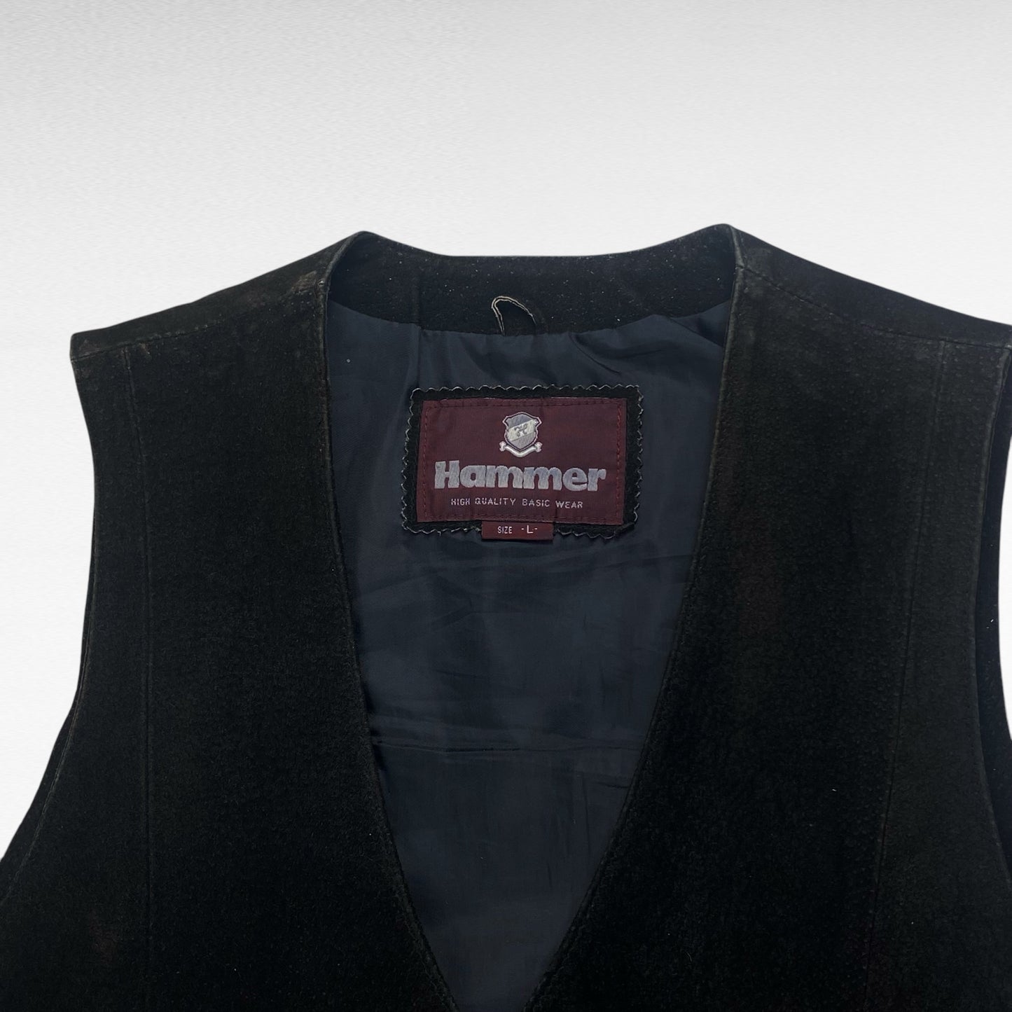 Hammer Leather Vest Black Size L