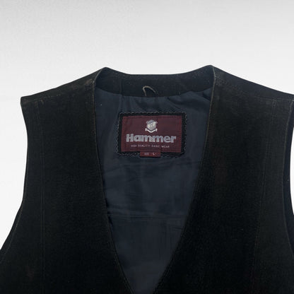 Hammer Leather Vest Black Size L