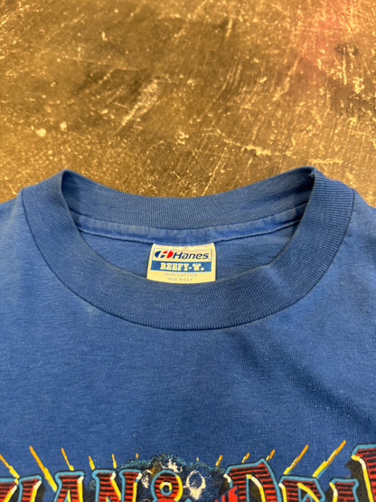 dylan Bob Dylan & Grateful Dead T-Shirt Blue Size S