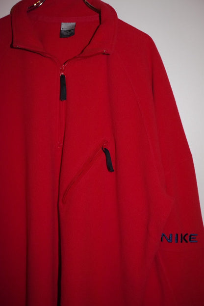 Nike 00s Nike Ventilated Half Zip Fleece Pullover Size XXL