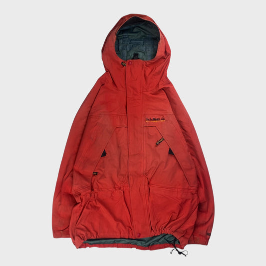 L.L.Bean 90s GORE-TEX Drawstring Mountain Parka Red Size XL