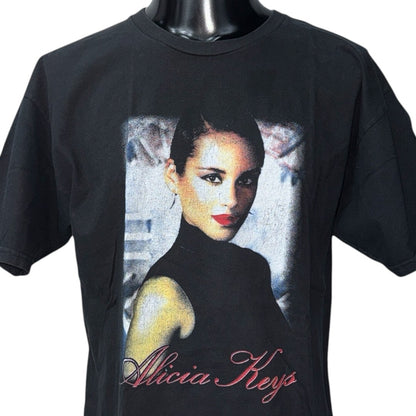 ALICIA KEYS 2013 Set The World On Fire Tour Tee Size L