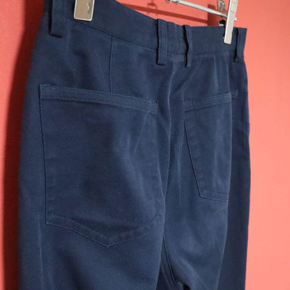Issey Miyake 99SS Blue Cotton Wide Chino Pants Size M