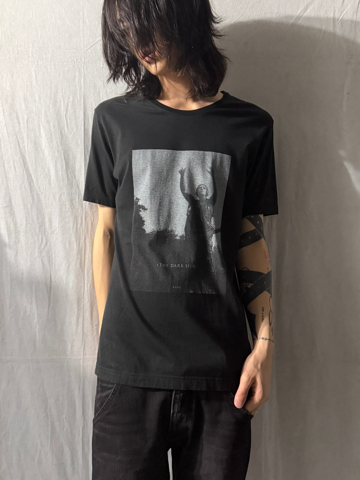 LAD MUSICIAN The Dark Side Tee Cotton Size 46
