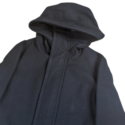 Limi Feu Double Zip Wool Hooded Long Coat Size S