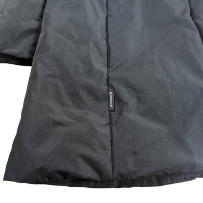 Moncler SAISSAC GIUBBOTTO Black Hooded Down Coat Size 00