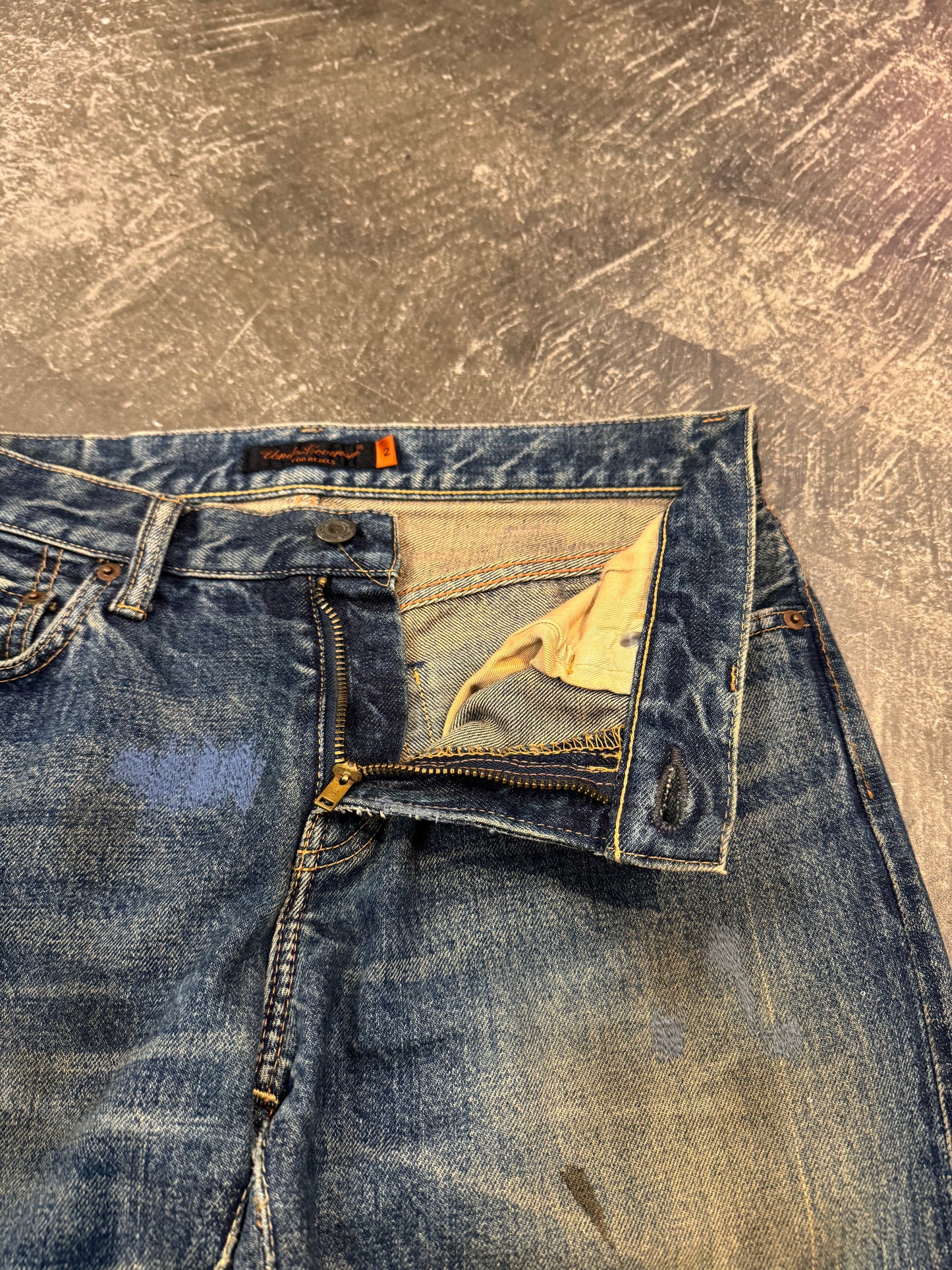 undercover 06SS Indigo Cotton Pants Size 2
