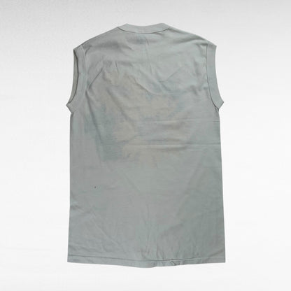 MILLER 90s Sleeveless T-Shirt White Size S