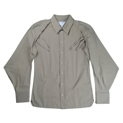 Bottega Veneta Deformed Lace Up Oversized L/S Shirt Size 38
