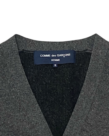 Comme des Garcons Homme Wool Cardigan Striped Detail