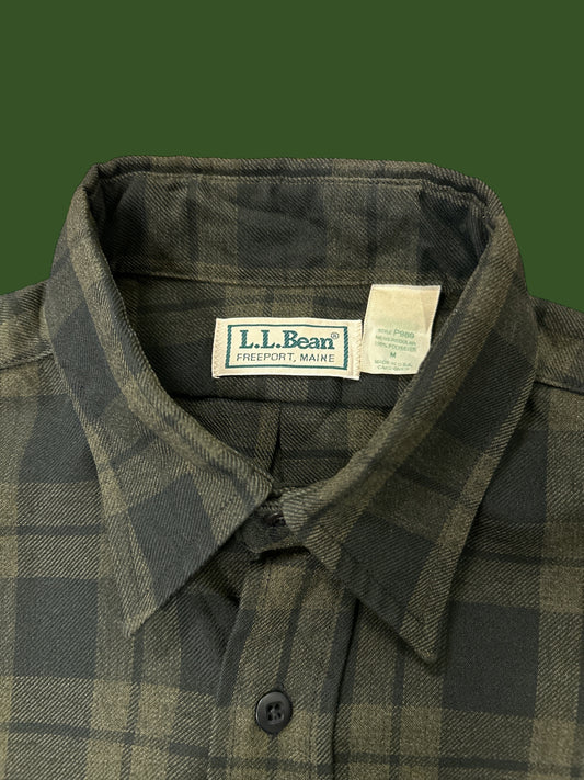 L.L. Bean check shirt Size M