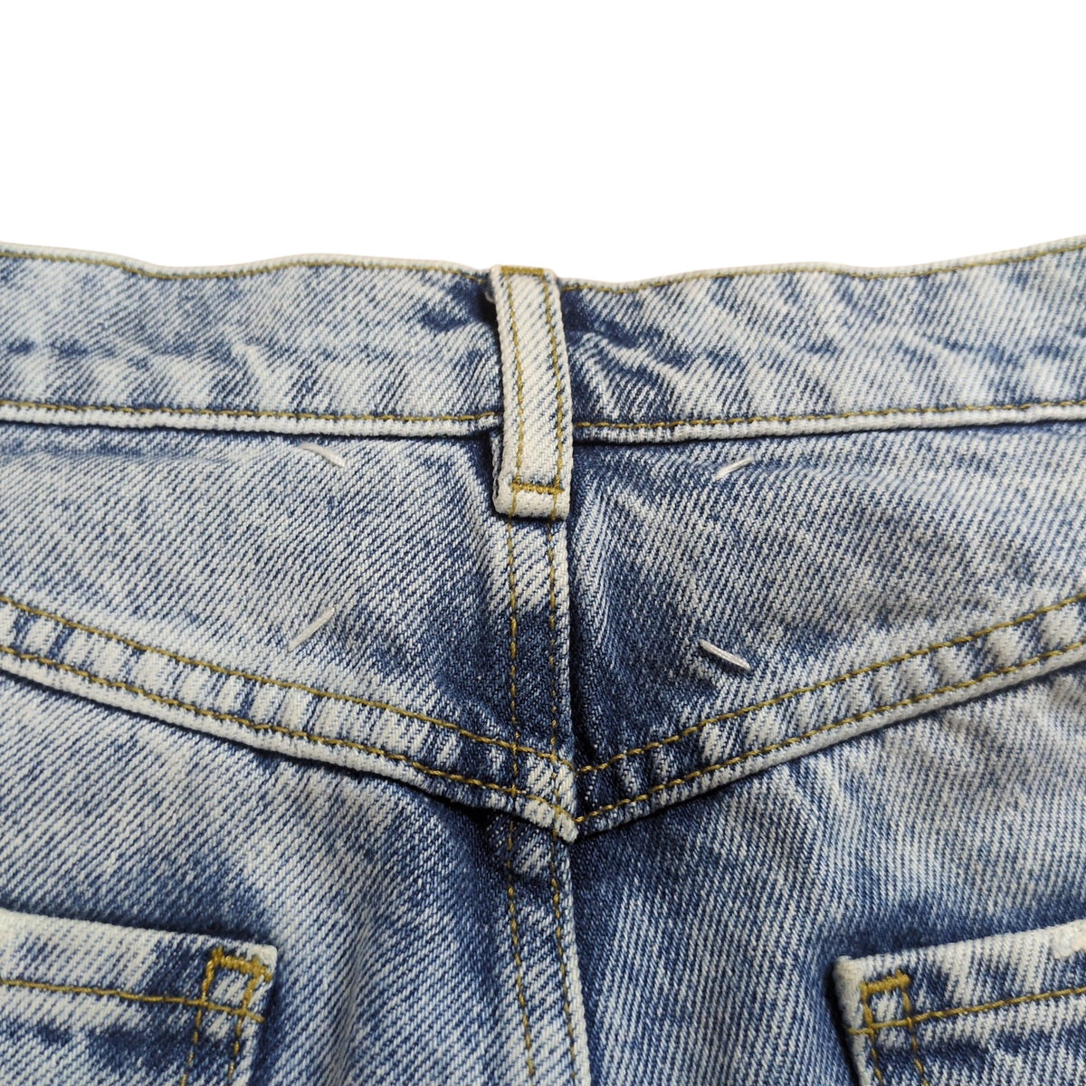 Maison Margiela 23SS Slash Detail Washed Denim Pants Size 36