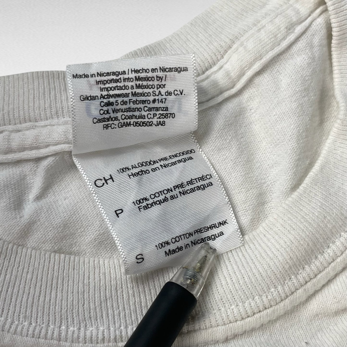 Gildan T-Shirt White Size S