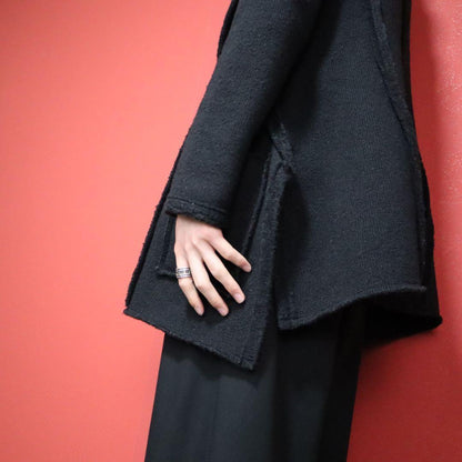 Limi Feu Inside-Out Safety Pin Deconstructed Coat Size 2