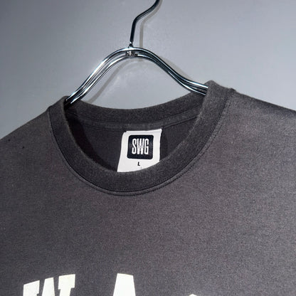 SWAGGER Charcoal Rudder Logo T-Shirt Size L