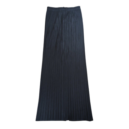PLEATS PLEASE ISSEY MIYAKE Front Zip Skirt Black Size 3
