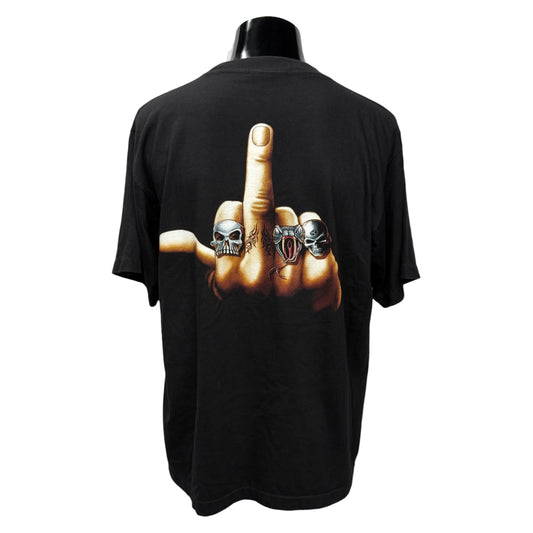 MACHINE HEAD 90s Machine F***in' Head Band T-Shirt Size L