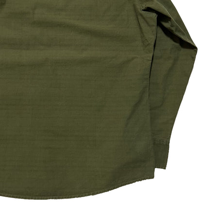 LEVIS 1990s Velcro Pocket Long Sleeve Shirt Olive Size L