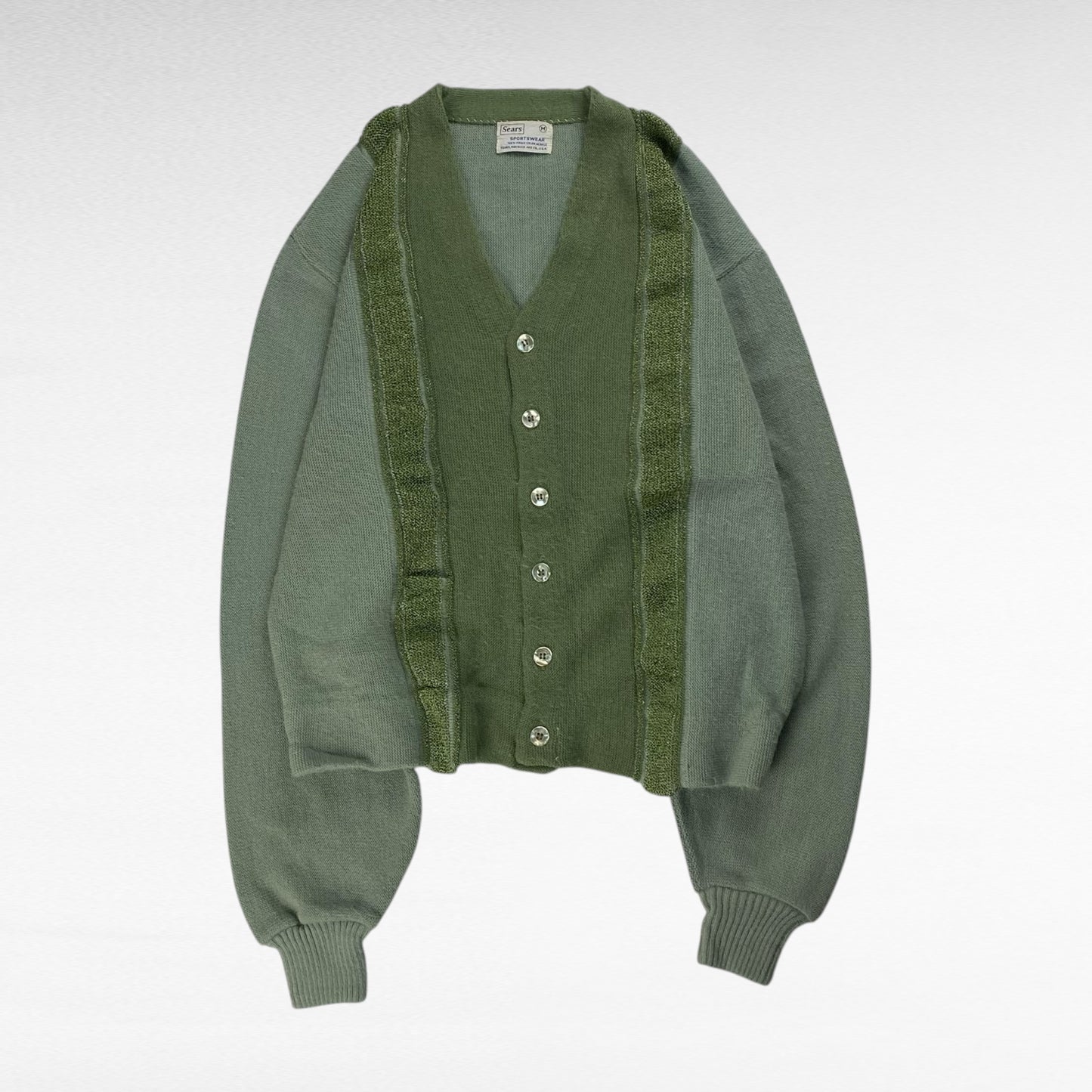 Sears 70s Knit Sweater Size M