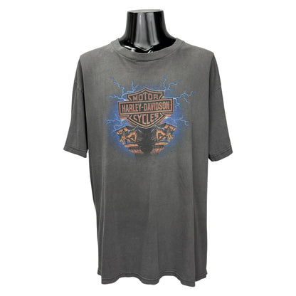 HARLEY-DAVIDSON 90s Gargoyle Lightning T-Shirt Size XL