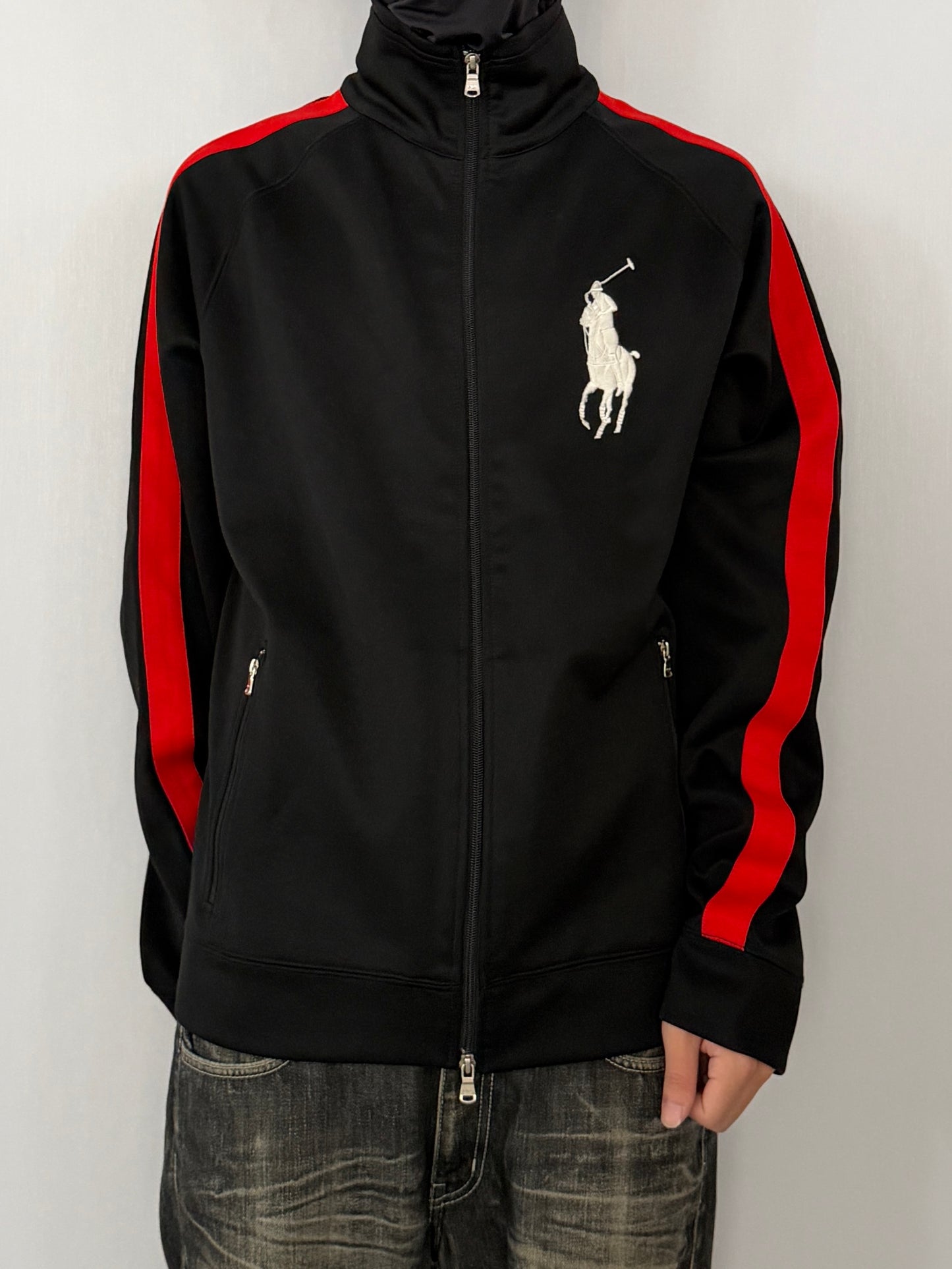 RLX Ralph Lauren Big Pony Track Jacket Black Size XL
