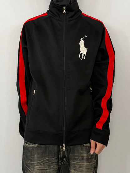 RLX Ralph Lauren Big Pony Track Jacket Black Size XL