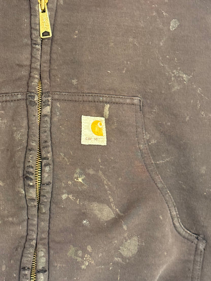 Parker carhartt 00s J149 Faded Brown Parka Size S