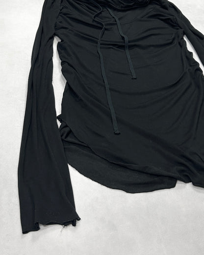 Yasuyuki Ishii Convertible High Neck Tencel Top Size 46