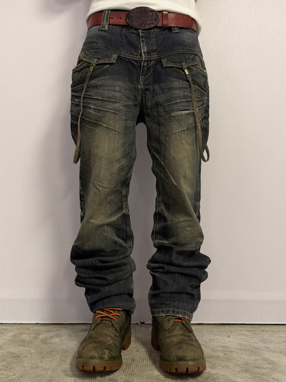 PPFM Gimmick Blue Denim Pants Size S