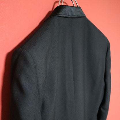 DOLCE & GABBANA 06SS Tuxedo Silk Trim Wool Blazer Size 48