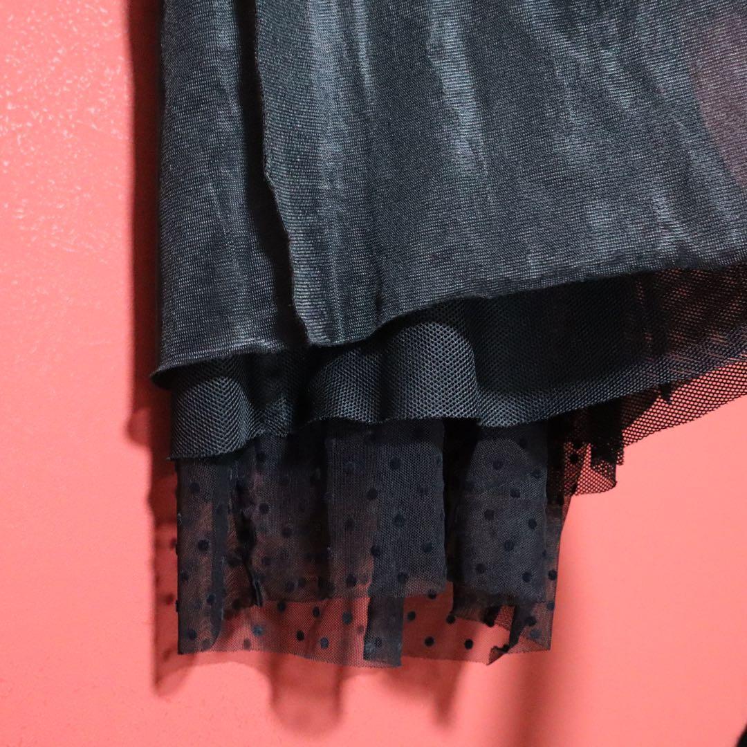 Comme des Garcons Polka Dot Layered Chiffon T-Shirt Size XS