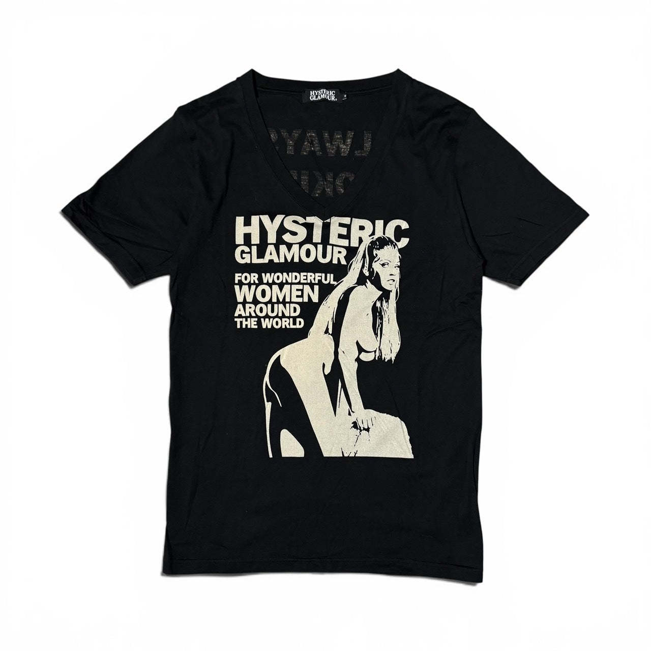 Japanese Brand Hysteric Glamour Black T-Shirt Size S