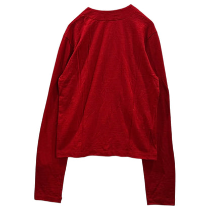 tricot COMME des GARCONS 94SS Wool Cardigan Red Size FREE