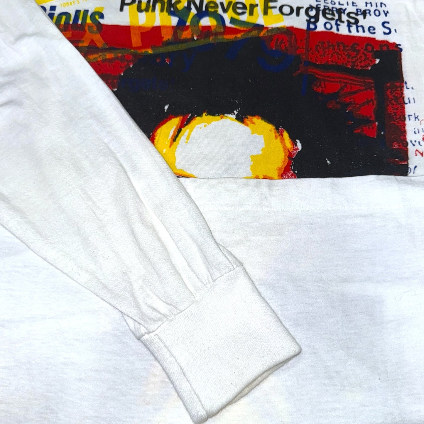 SEX PISTOLS SID VICIOUS GOD SAVE THE QUEEN Long Sleeve T-Shirt Size L