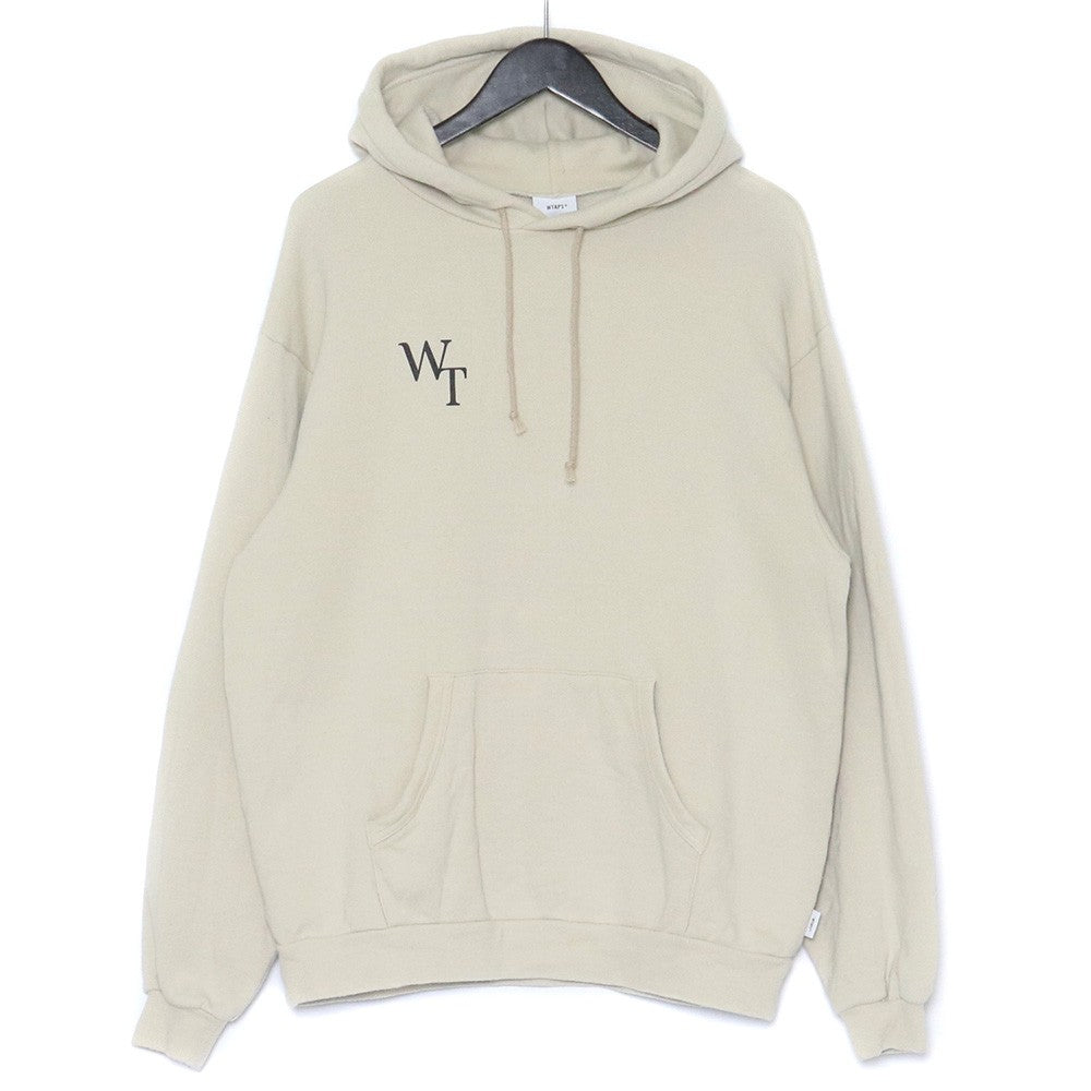 WTAPS 21AW Urban Territory Print Hoodie Cream Size 03