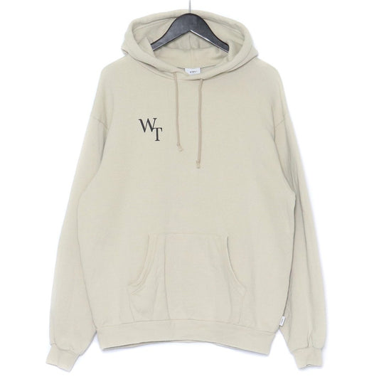 WTAPS 21AW Urban Territory Print Hoodie Cream Size 03
