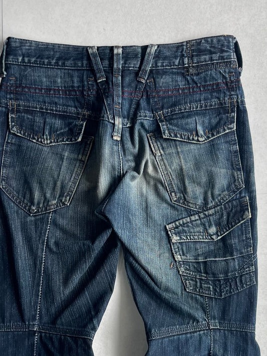 Marithe + Francois Girbaud Blue Gimmick Denim Jeans Size 40