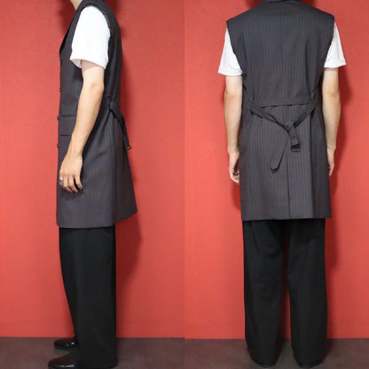 Junya Watanabe 22SS Frayed Striped Dark Gray Long Size S