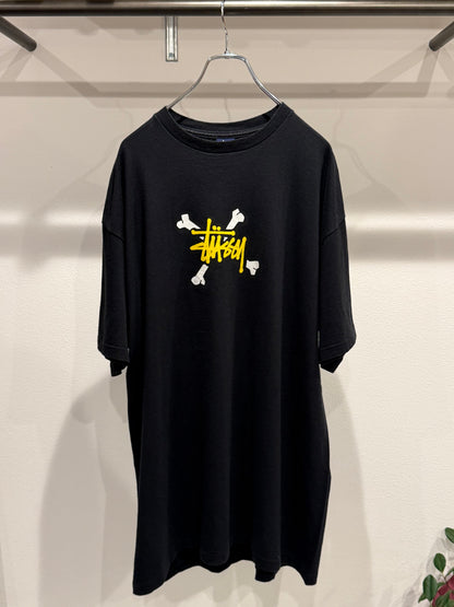 Stussy Vintage crossbones graphic tee, 00s era, XL size Black Size XL