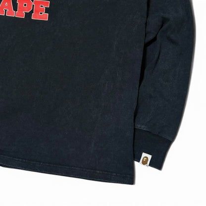 Bape A BATHING APE Long Sleeve T-Shirt Size L